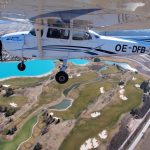 Cessna 172 austrian blue lakes